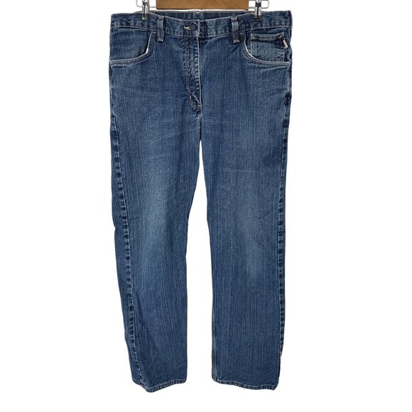 Carhartt Traditional Fit Flame-Resistant Denim Jeans 36x34 CAT 2 FR Workwear